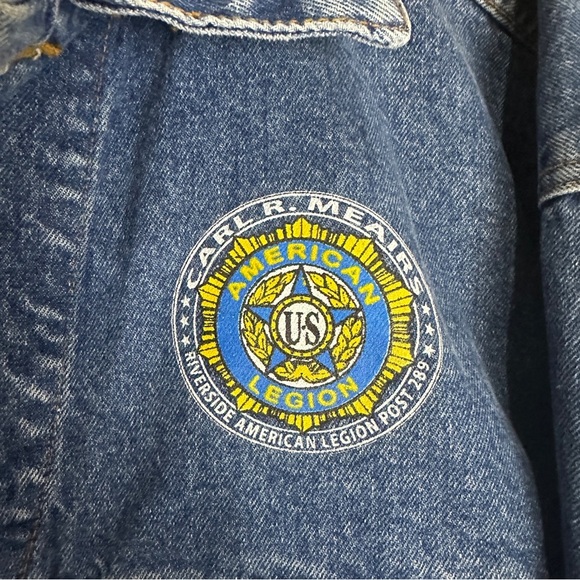 Haleman Denim Jeans Wear Jacket Size XL Vintage - Picture 4 of 10